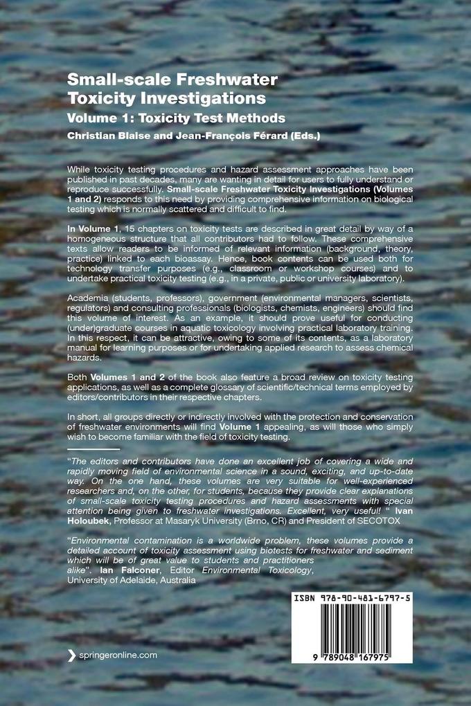 Weitere Ansicht: Small-scale Freshwater Toxicity Investigations