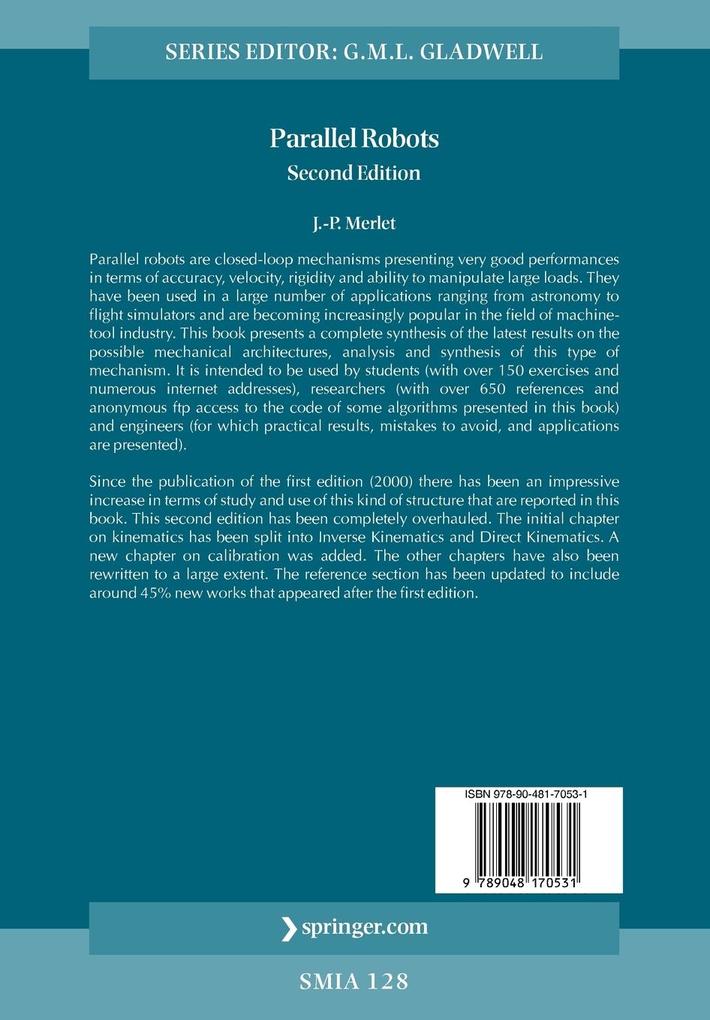 Weitere Ansicht: Parallel Robots | J.P. Merlet