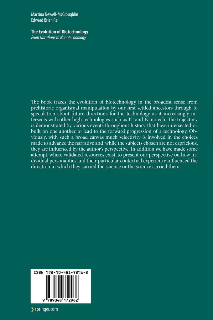 Weitere Ansicht: The Evolution of Biotechnology | Martina Newell-McGloughlin, Edward Re