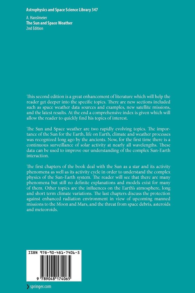 Weitere Ansicht: The Sun and Space Weather | Arnold Hanslmeier