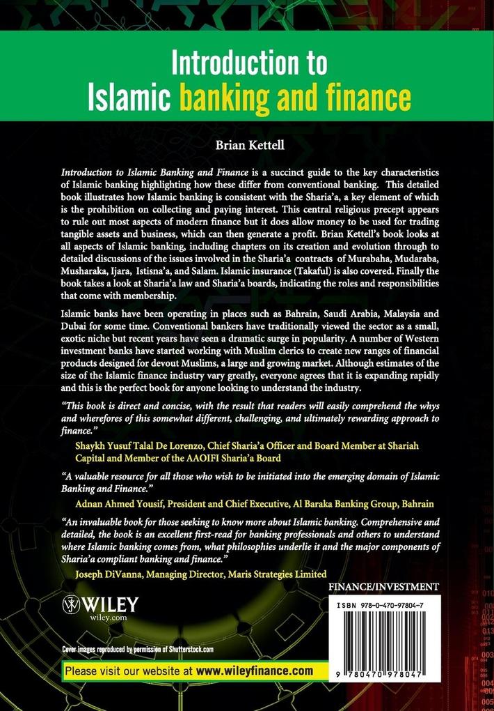 Weitere Ansicht: Introduction to Islamic Banking and Finance | Brian B Kettell