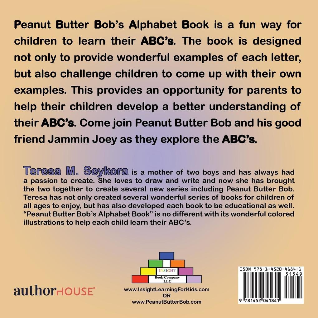 Weitere Ansicht: Peanut Butter Bob's Alphabet Book | Teresa Seykora