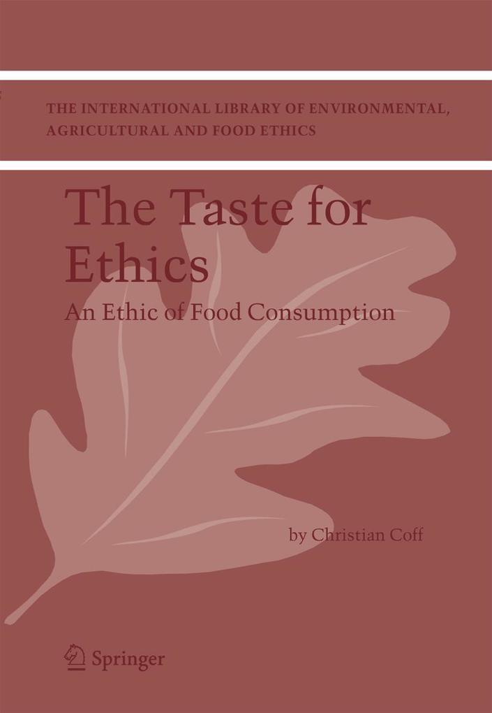 Produktbild: The Taste for Ethics | Christian Coff