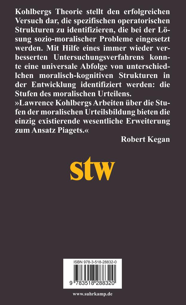 Weitere Ansicht: Die Psychologie der Moralentwicklung | Lawrence Kohlberg