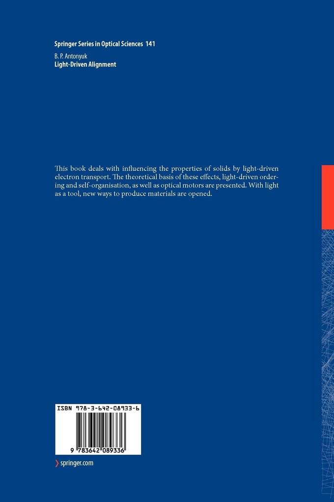 Weitere Ansicht: Light-Driven Alignment | Boris P. Antonyuk