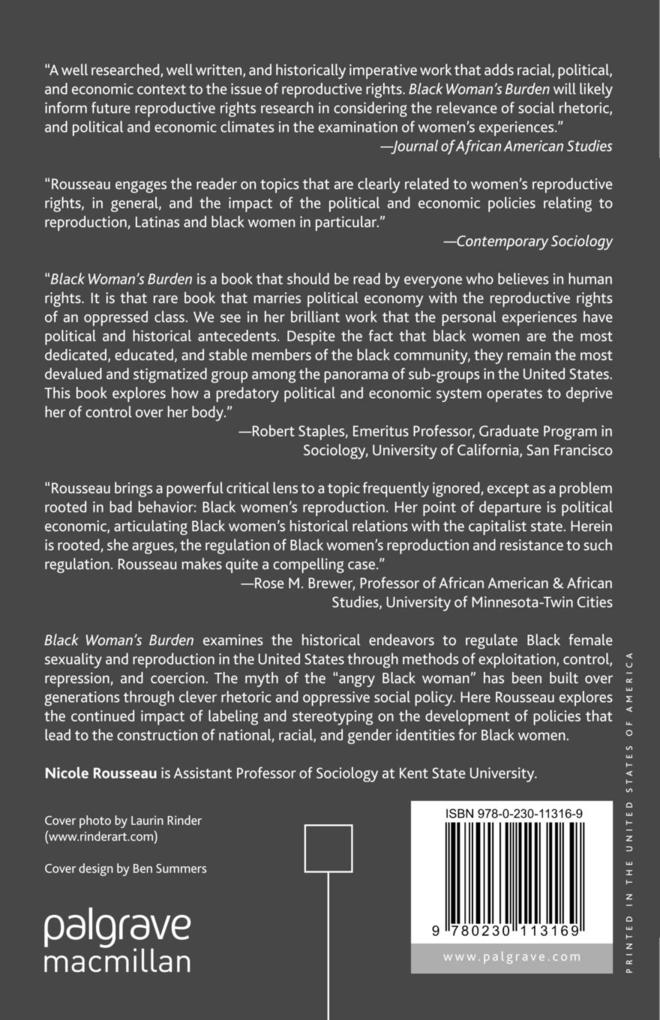 Weitere Ansicht: Black Woman's Burden | N. Rousseau