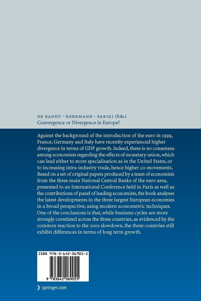 Weitere Ansicht: Convergence or Divergence in Europe?