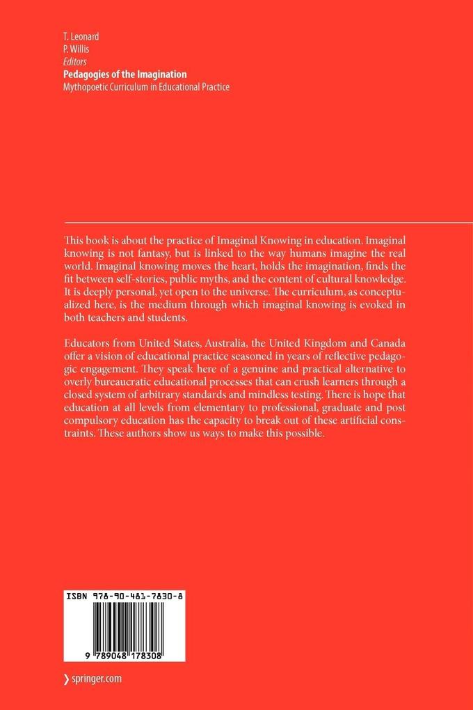 Weitere Ansicht: Pedagogies of the Imagination