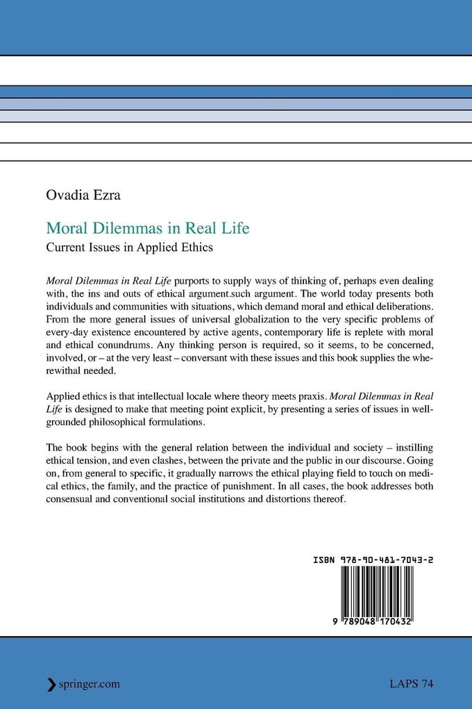Weitere Ansicht: Moral Dilemmas in Real Life | Ovadia Ezra