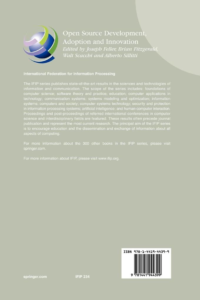 Weitere Ansicht: Open Source Development, Adoption and Innovation
