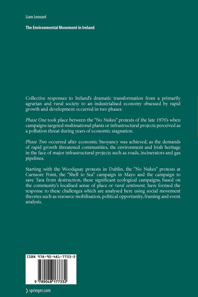 Weitere Ansicht: The Environmental Movement in Ireland | Liam Leonard
