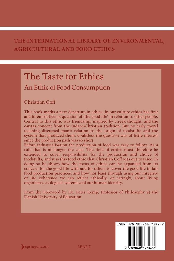 Weitere Ansicht: The Taste for Ethics | Christian Coff