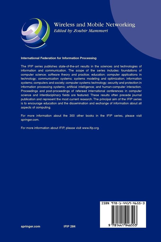 Weitere Ansicht: Wireless and Mobile Networking