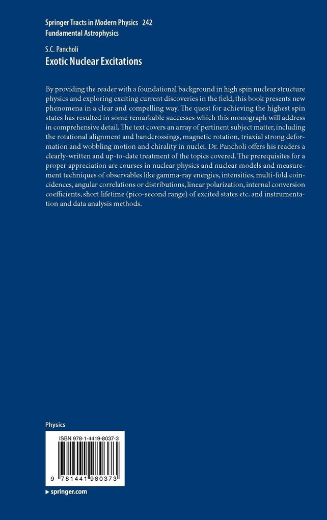 Weitere Ansicht: Exotic Nuclear Excitations | S.C. Pancholi
