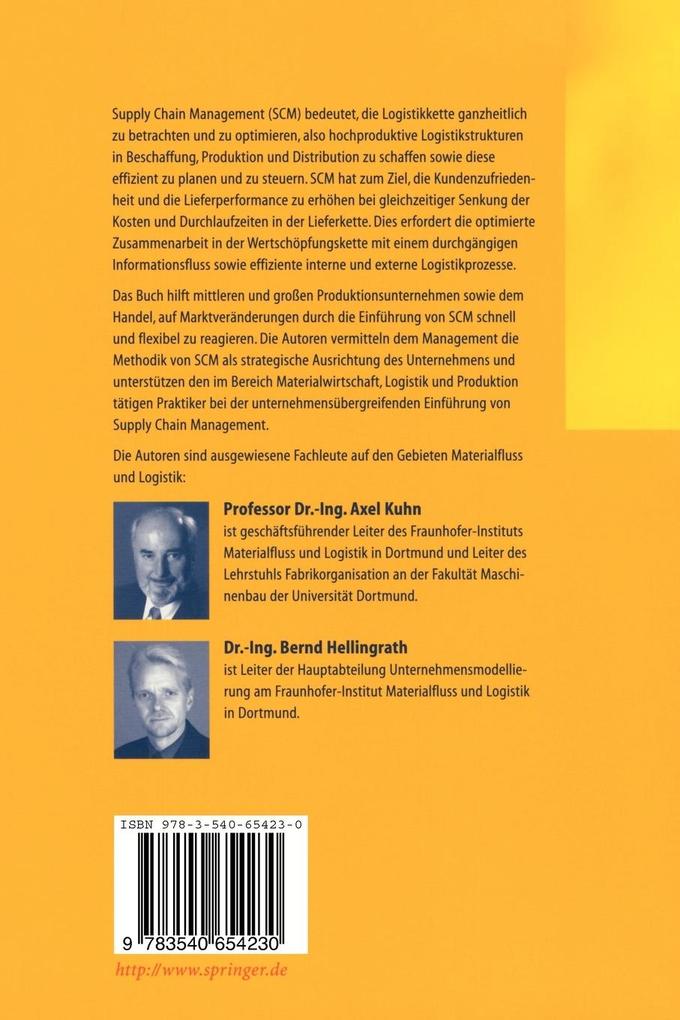 Weitere Ansicht: Supply Chain Management | Bernd Hellingrath, Axel Kuhn