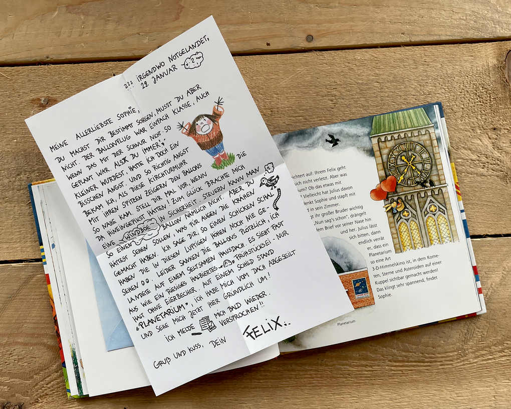 Weitere Ansicht: Abenteuerliche Briefe von Felix | Annette Langen, Constanza Droop