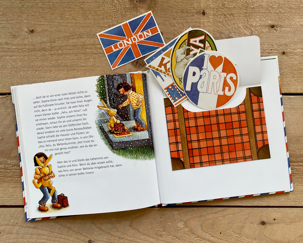 Weitere Ansicht: Briefe von Felix. Ein kleiner Hase auf Weltreise | Annette Langen, Constanza Droop