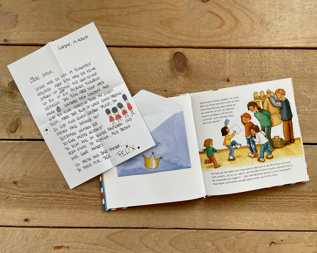 Weitere Ansicht: Briefe von Felix. Ein kleiner Hase auf Weltreise | Annette Langen, Constanza Droop