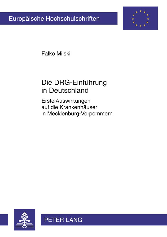 Produktbild: Die DRG-Einführung in Deutschland | Falko Milski