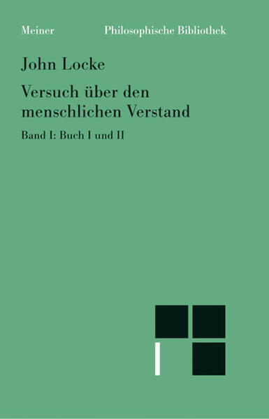 Produktbild: Versuch über den menschlichen Verstand 1 | John Locke