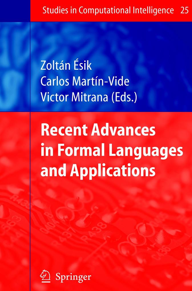 Produktbild: Recent Advances in Formal Languages and Applications
