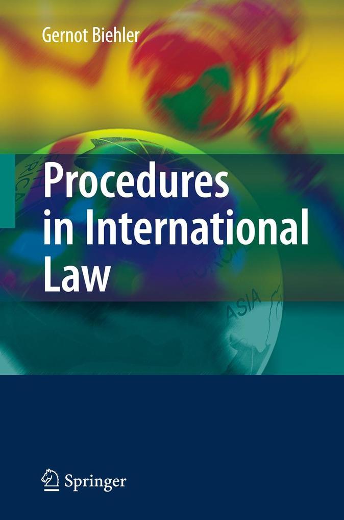 Produktbild: Procedures in International Law | Gernot Biehler