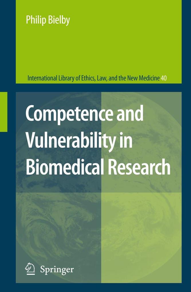 Produktbild: Competence and Vulnerability in Biomedical Research | Philip Bielby