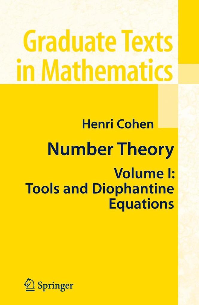 Produktbild: Number Theory | Henri Cohen