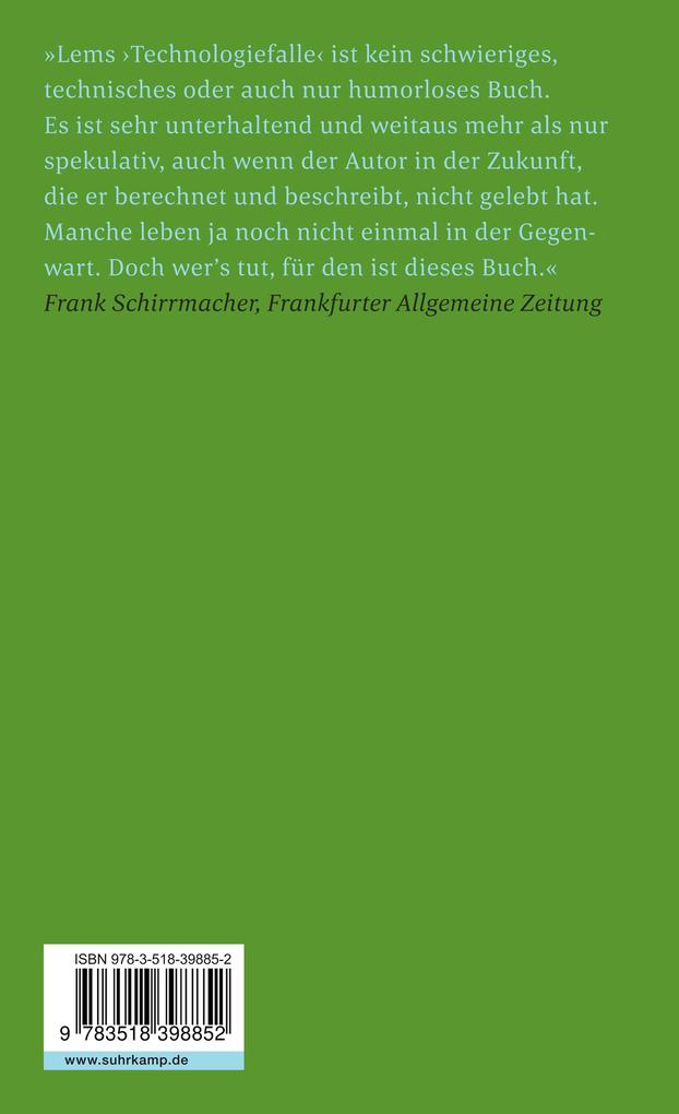 Weitere Ansicht: Die Technologiefalle | Stanisaw Lem, Stanislaw Lem