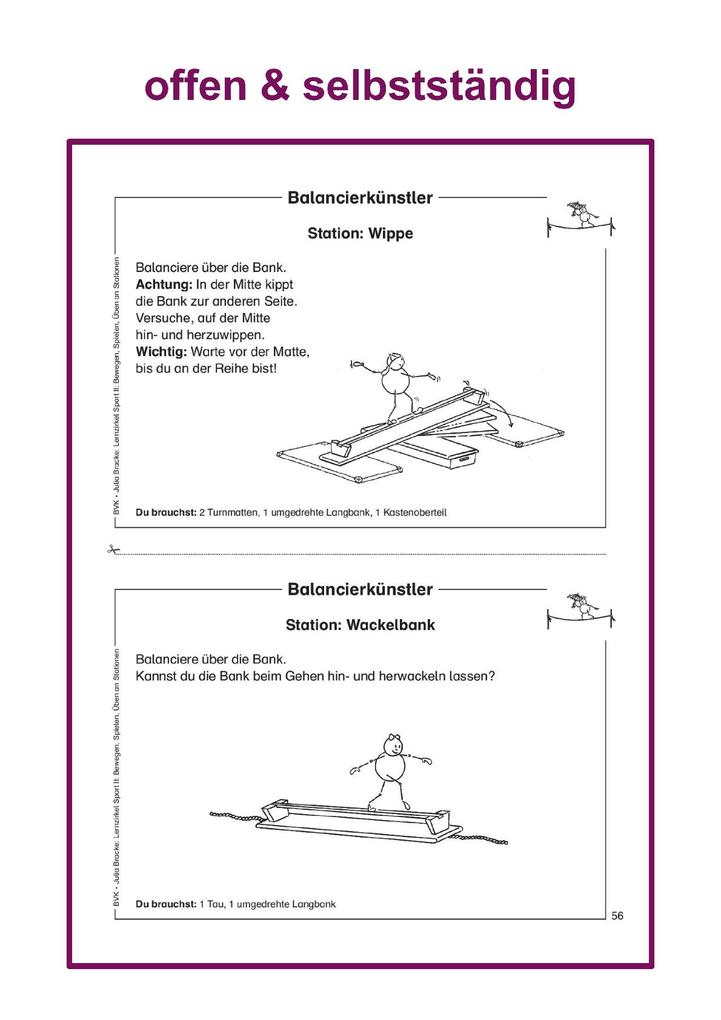 Weitere Ansicht: Lernzirkel Sport 02 | Julia Bracke