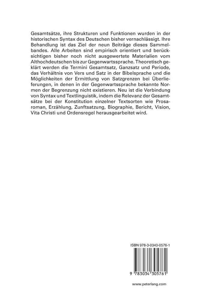 Weitere Ansicht: Geschichte der Gesamtsatzstrukturen vom Althochdeutschen bis zum Frühneuhochdeutschen