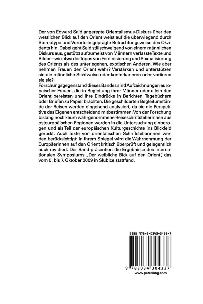 Weitere Ansicht: Der weibliche Blick auf den Orient