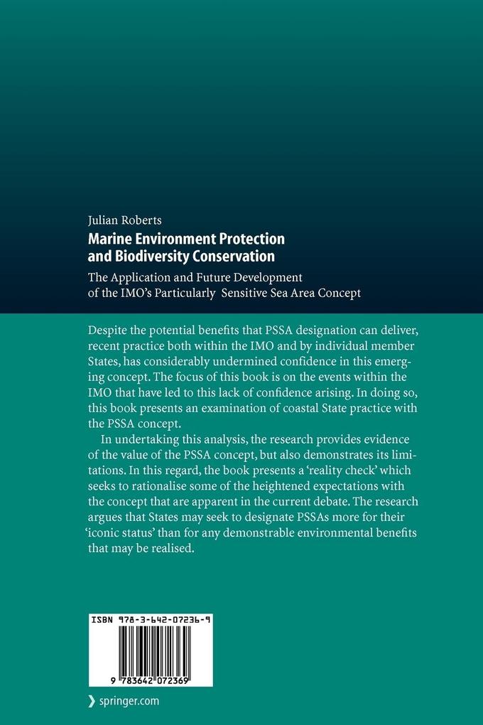 Weitere Ansicht: Marine Environment Protection and Biodiversity Conservation | Julian Roberts