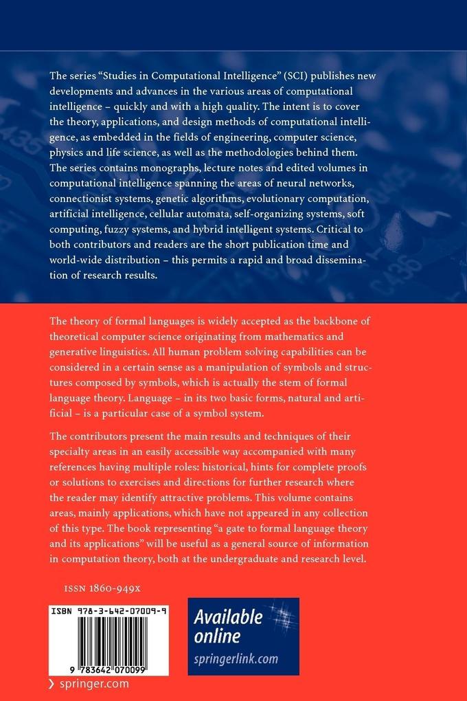 Weitere Ansicht: Recent Advances in Formal Languages and Applications