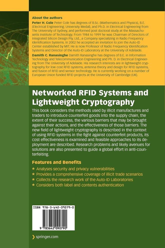 Weitere Ansicht: Networked RFID Systems and Lightweight Cryptography