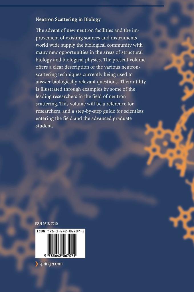 Weitere Ansicht: Neutron Scattering in Biology