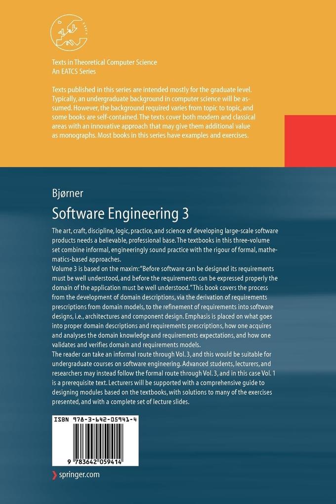 Weitere Ansicht: Software Engineering 3 | Dines Bjørner