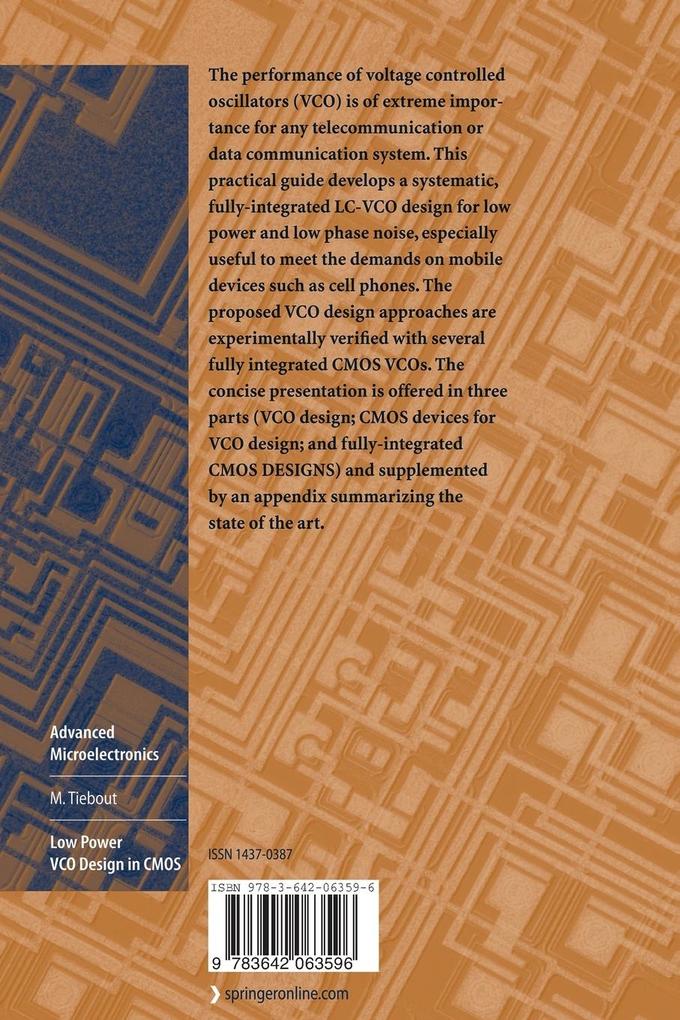 Weitere Ansicht: Low Power VCO Design in CMOS | Marc Tiebout