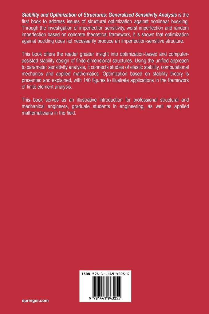 Weitere Ansicht: Stability and Optimization of Structures | Kiyohiro Ikeda, Makoto Ohsaki