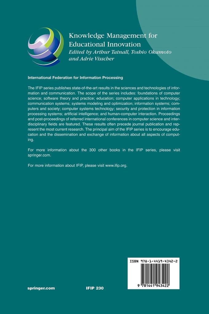 Weitere Ansicht: Knowledge Management for Educational Innovation