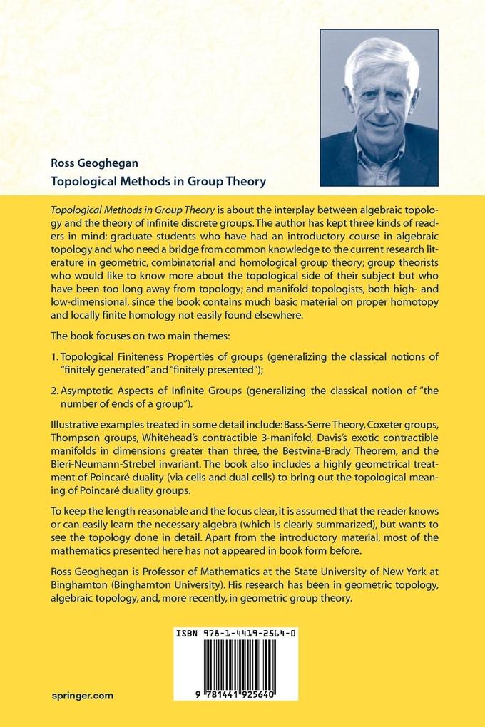 Weitere Ansicht: Topological Methods in Group Theory | Ross Geoghegan