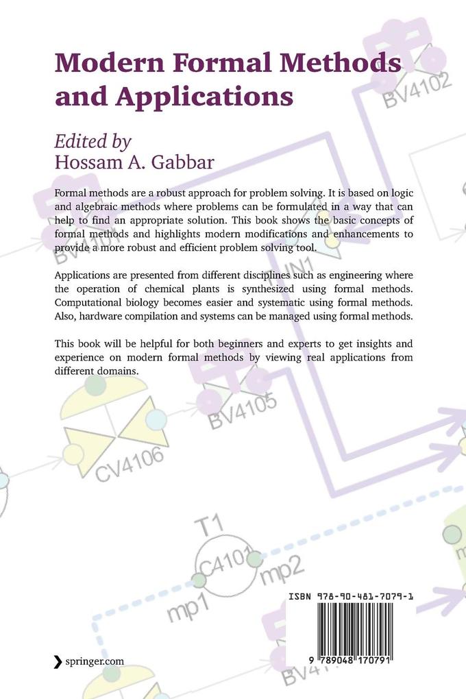 Weitere Ansicht: Modern Formal Methods and Applications