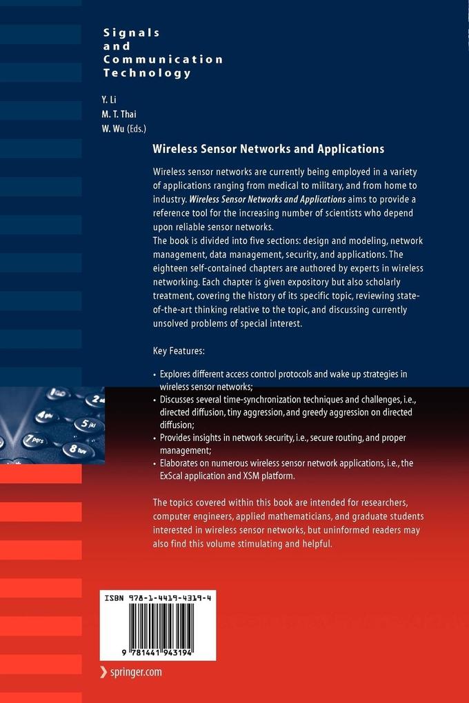 Weitere Ansicht: Wireless Sensor Networks and Applications