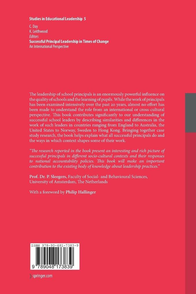 Weitere Ansicht: Successful Principal Leadership in Times of Change