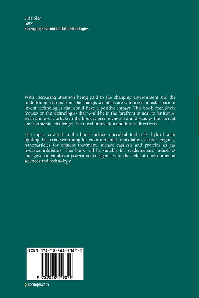 Weitere Ansicht: Emerging Environmental Technologies