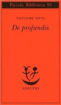 Produktbild: De profundis | Salvatore Satta