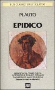 Produktbild: Epidico. Testo latino a fronte | T. Maccio Plauto