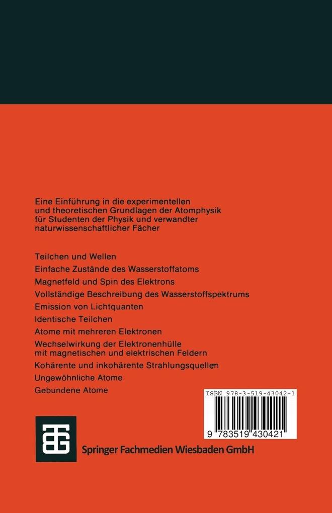 Weitere Ansicht: Atomphysik | Theo Mayer-Kuckuk