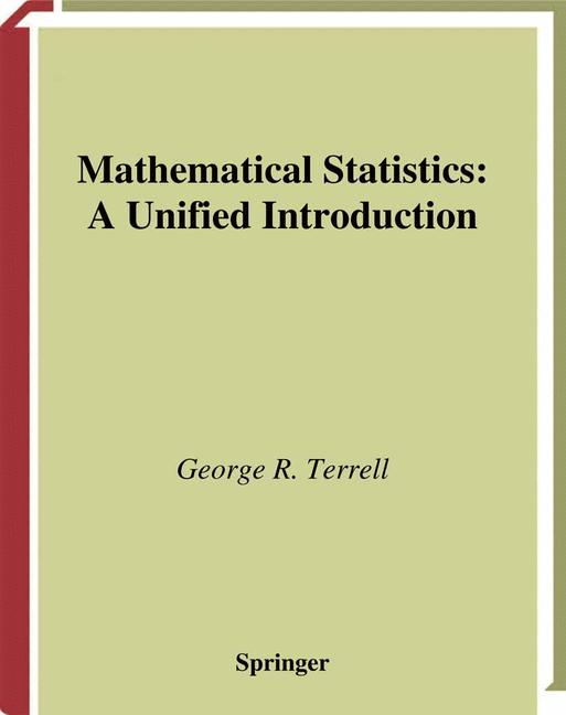 Weitere Ansicht: Mathematical Statistics | George R. Terrell