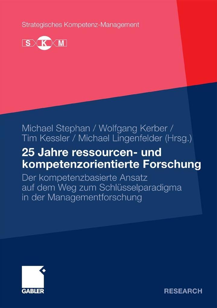 Produktbild: 25 Jahre ressourcen- und kompetenzorientierte Forschung